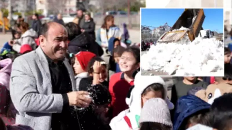 Seydikemer'de Bir Çocuğun Kar Dileği Belediye Başkanı Tarafından Gerçekleştirildi