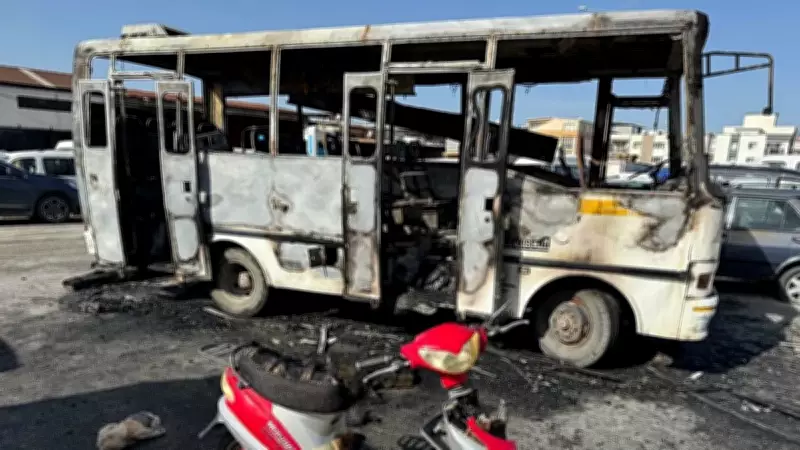 Sigındığı Otobüste Çıkan Yangında Yanarak Hayatını Kaybetti