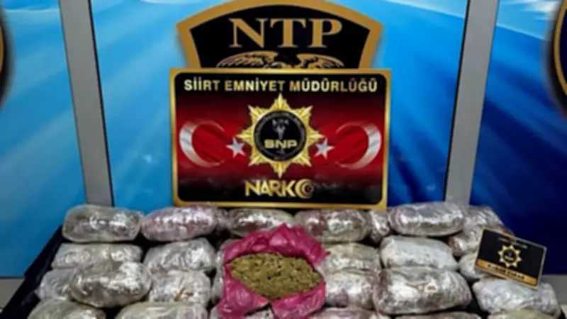 Siirt'te Büyük Uyuşturucu Operasyonu: 13 Kilo Esrar Ele Geçirildi, 1 Kişi Tutuklandı