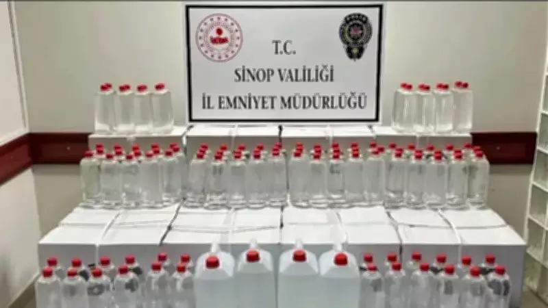 Sinop'ta Sahte İçki Operasyonu: Bir Kişi Yakalandı
