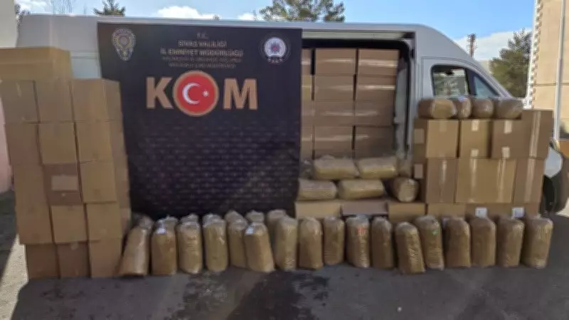 Sivas'ta Kaçakçılık Operasyonu: 840 Bin Makaron ve Tütün Mamulleri Ele Geçirildi