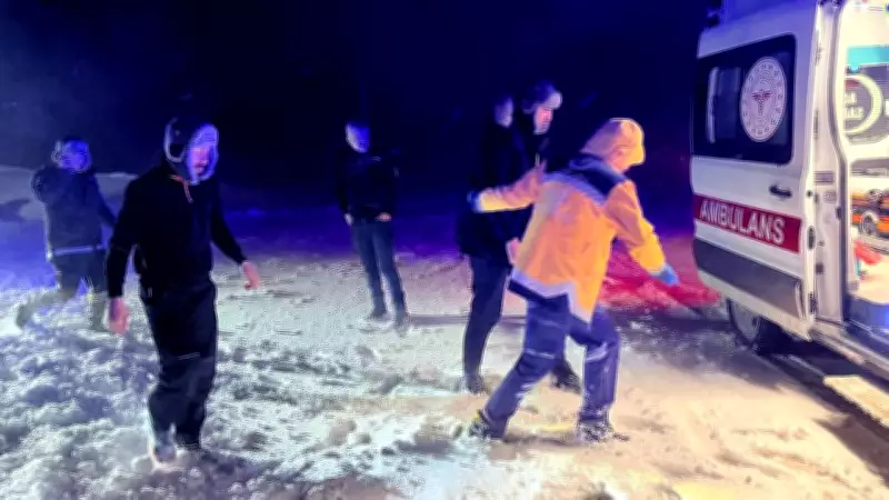 Sivas'ta Tipiye Yakalanan İşçiler 7 Saatlik Zorlu Operasyonla Kurtarıldı