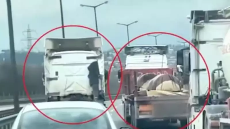 Sol Şeridi İşgal Eden TIR Sürücüsüne Cezası Kesildi, Yerlikaya'dan Açıklama