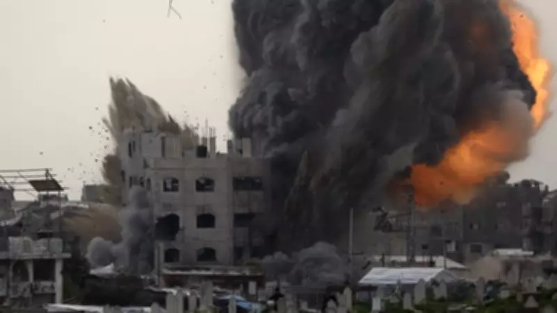 İsrail Ateşkese Rağmen Gazze'de Bina Yıktı, Çevre Binalar Hasar Gördü