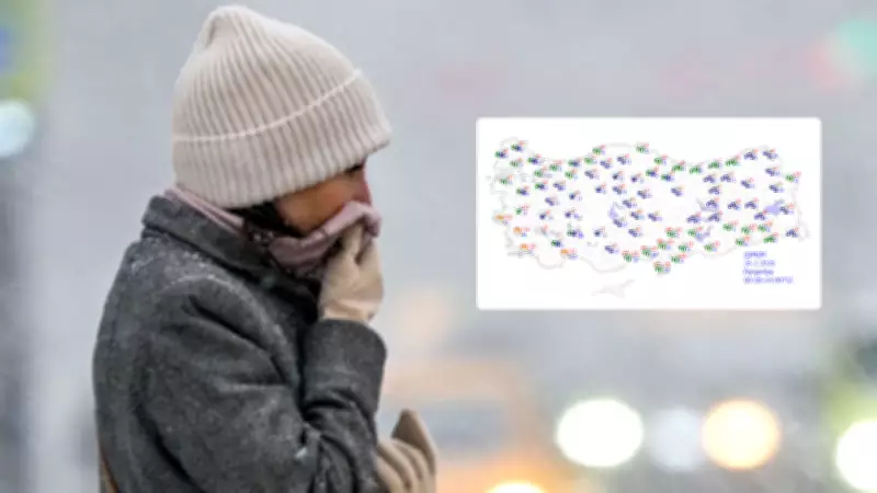 İstanbul'a Kar Uyarısı: Balkanlar'dan Gelen Soğuk Hava Dalgası Etkili Olacak