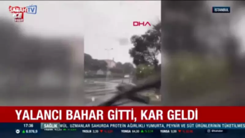 İstanbul'da Beklenmedik Kar Yağışı Hayatı Olumsuz Etkiledi
