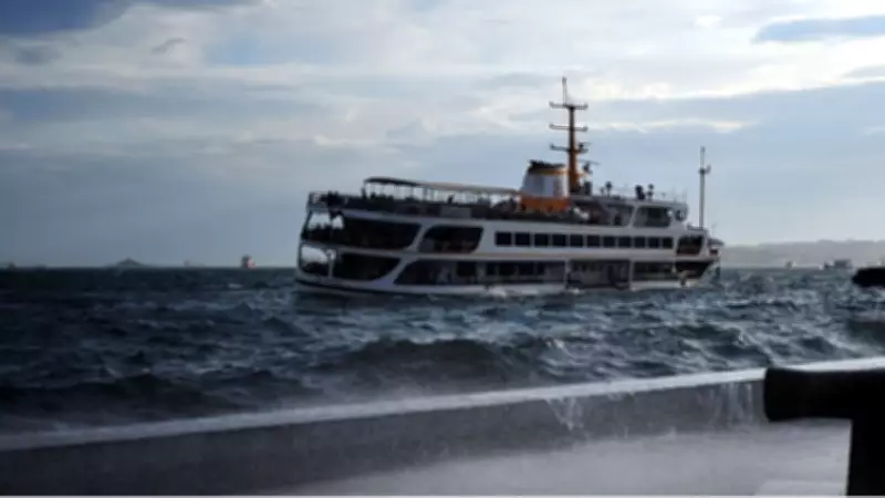 İstanbul'da Deniz Ulaşımına Hava Engeli: Vapur Seferleri İptal Edildi