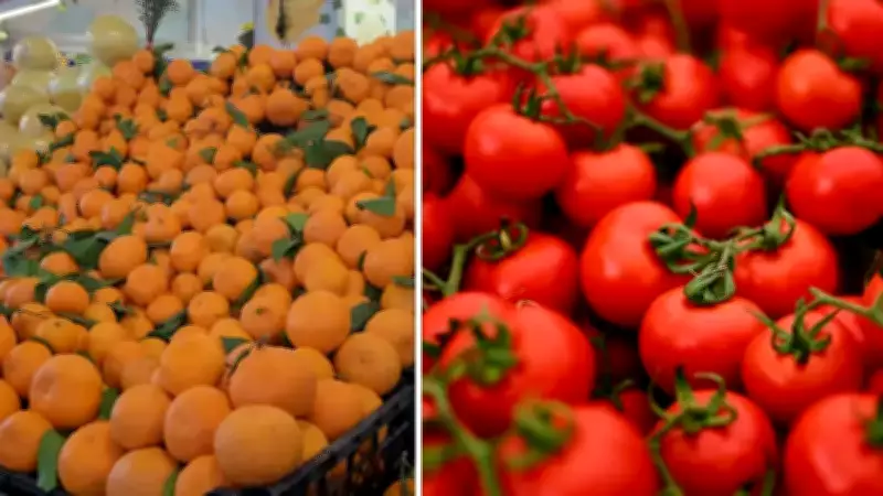 İstanbul'da Ocak Ayında Meyve ve Sebze Tüketimi Açıklandı: Mandalina ve Domates Başı Çekti