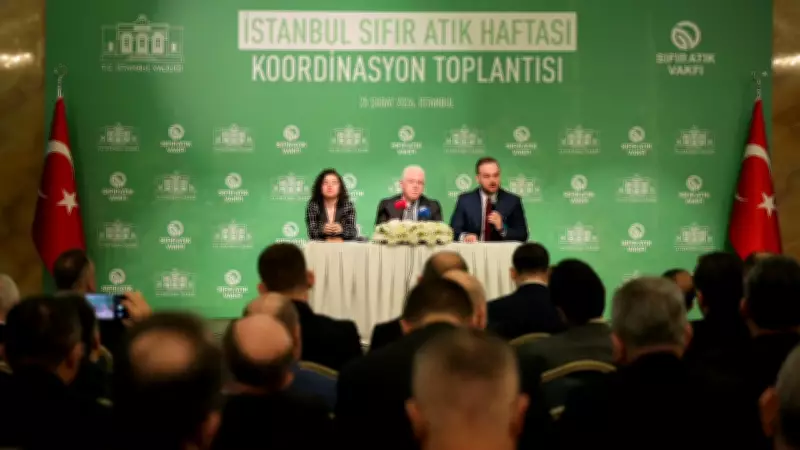 İstanbul'da Sıfır Atık Haftası Koordinasyon Toplantısı Gerçekleştirildi