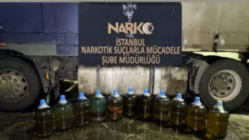 İstanbul'da TIR Operasyonu: 183 Litre Uyuşturucu Madde Ele Geçirildi