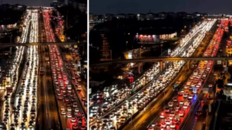 İstanbul'da Trafik Yoğunluğu Alarm Veriyor: Yoğunluk %89'a Ulaştı