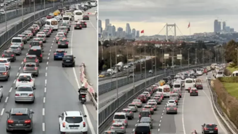 İstanbul'da Trafik Yoğunluğu Yüzde 85'e Ulaştı: Avrupa Yakası'nda Yüzde 89