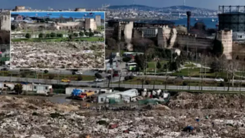 İstanbul'un Tarihi Kapısı Kazlıçeşme Meydanı, Moloz Döküm Alanına Döndü