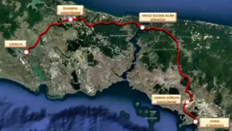 İstanbul'un Ulaşım Çehresi Değişiyor: Kuzey Demiryolu Geçişi Projesi Başladı