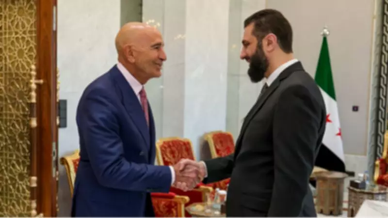 Suriye Cumhurbaşkanı Ahmed Şara, ABD Büyükelçisi Tom Barrack ile Şam'da Görüştü