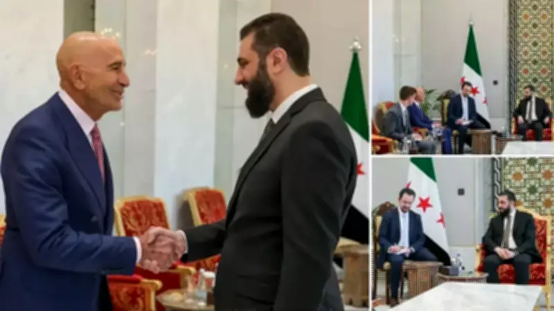 Suriye Cumhurbaşkanı Şara, ABD'nin Ankara Büyükelçisi Barrack ile Şam'da Görüştü