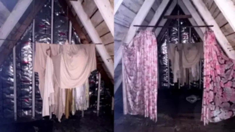 Tavan Arasında Gördüğü Şey Şoke Etti: Korku Filmi Gibi Görüntüler