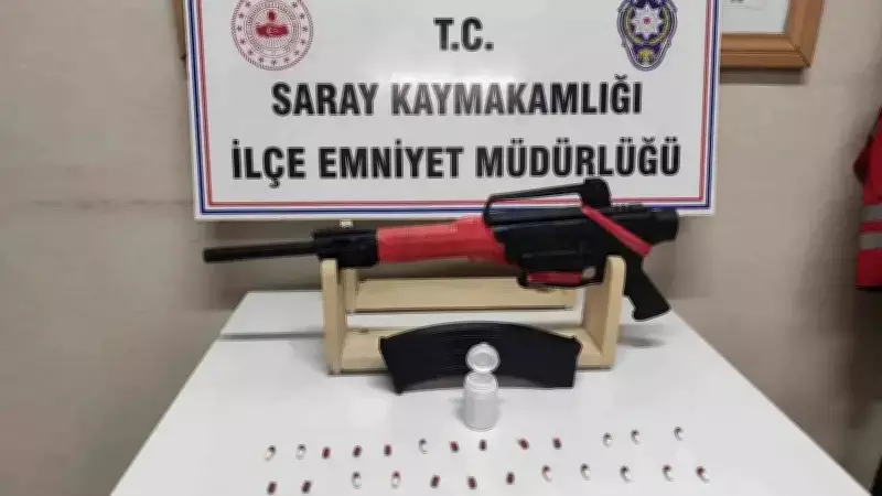 Tekirdağ Saray'da Uyuşturucu ve Ruhsatsız Tüfek Operasyonu: 4 Gözaltı