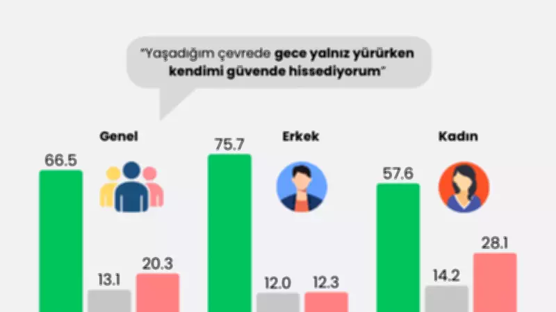 TÜİK Araştırması: Türklerin %66.5'i Gece Sokakta Kendini Güvende Hissediyor