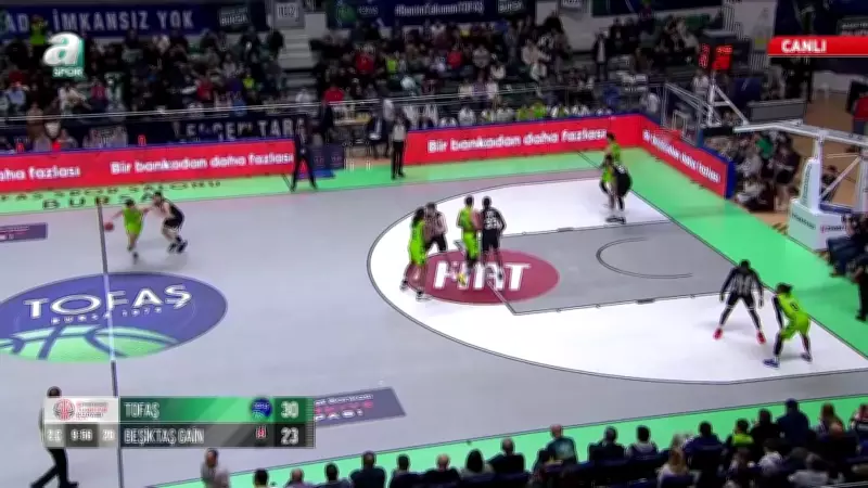 TOFAŞ, Ziraat Bankası Türkiye Kupası'nda Beşiktaş GAİN'i 53-48 Geride Bıraktı