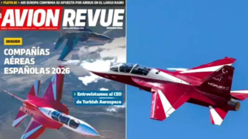 Türk HÜRJET'i İspanya'nın Kapak Yıldızı Oldu: Avion Revue Manşetten Duyurdu