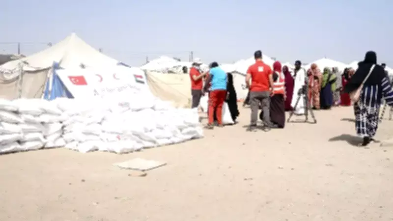 Türk Kızılay Sudan'da 1200 Gıda Kolisi Dağıttı