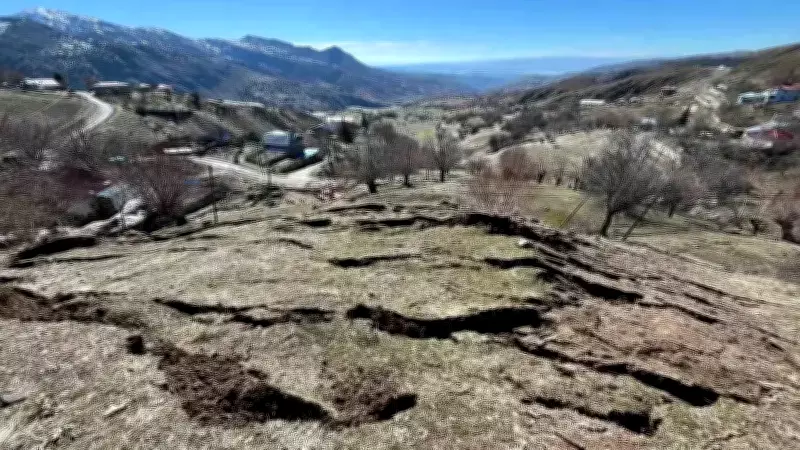 Tunceli'de Heyelan Tehlikesi: 7 Konut Can Güvenliği İçin Tahliye Edildi