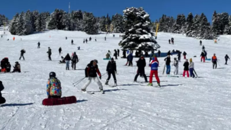 Uludağ'da Kar Kalınlığı 170 Santimetre, Hafta Sonu Yoğunluğu Yaşanıyor