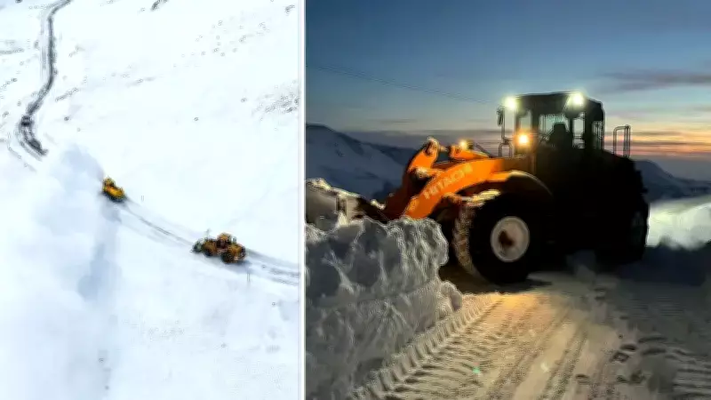Van'da Kar Yağışı 78 Yerleşim Yerini Ulaşıma Kapattı, Ekipler Seferber Oldu