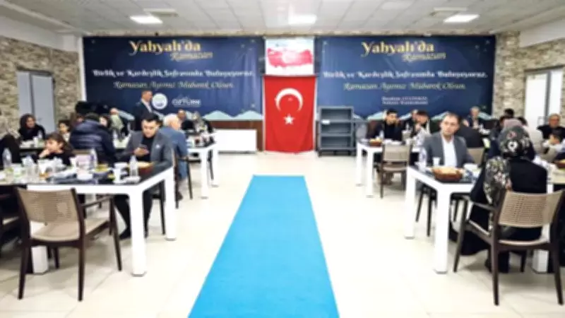 Yahyalı'da Şehit Aileleri ve Gaziler İftarda Bir Araya Geldi