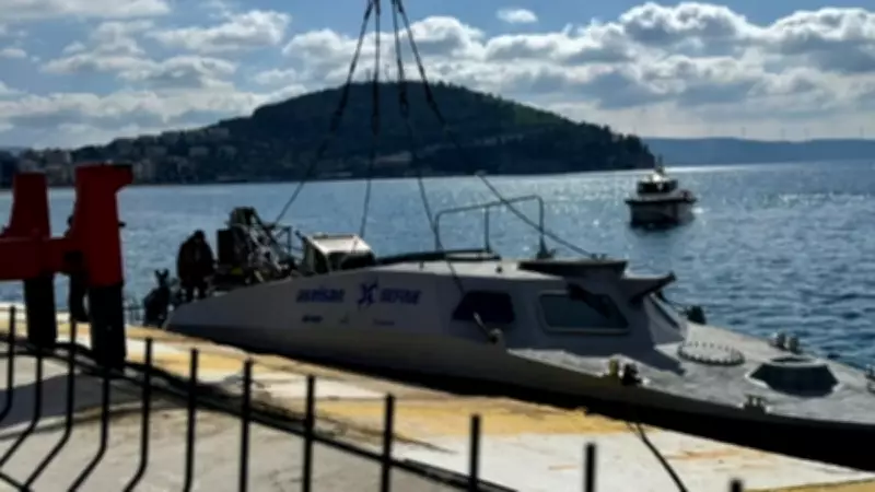 Yerli ve Milli İnsansız Mayın Tarama Aracı Erdek'te Test Ediliyor