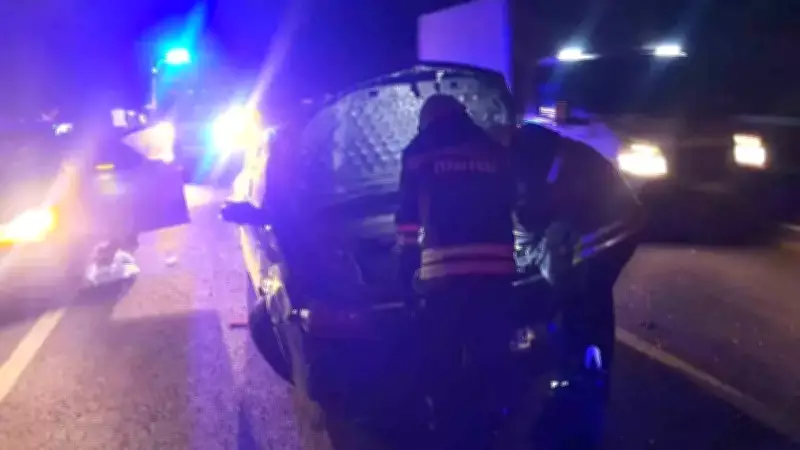 Yozgat'ta Takla Atan Araçta 5 Kişi Hafif Yaralandı, Kazanın Nedeni Araştırılıyor