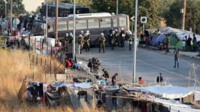 Yunanistan'da Göçmen Kampında Bıçaklı Kavga: Bir Kişi Yaralandı