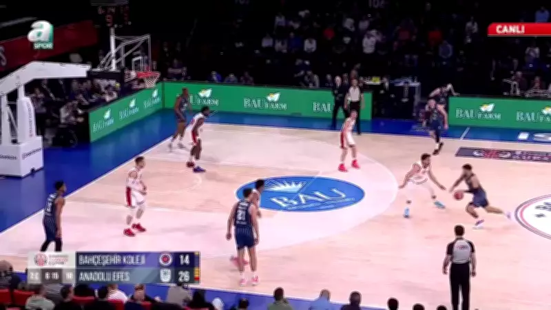 Ziraat Bankası Türkiye Kupası'nda Anadolu Efes, Bahçeşehir Koleji'ni Farklı Geçti