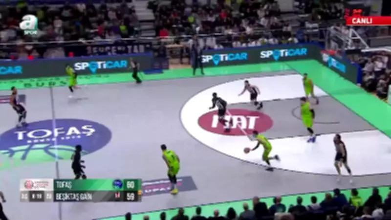 Ziraat Bankası Türkiye Kupası'nda TOFAŞ-Beşiktaş GAİN Mücadelesi: Üçüncü Periyot Sona Erdi