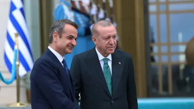 Cumhurbaşkanı Erdoğan, Yunanistan Başbakanı Miçotakis'i Ankara'da Ağırladı
