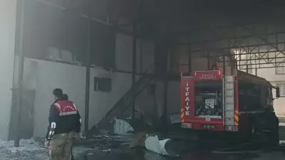 Gaziantep'te Kırmızı Biber Fabrikasında Yangın: 1,5 Saatlik Mücadele