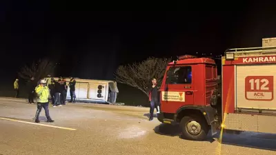 Kahramanmaraş'ta İki Minibüsün Çarpışması Sonucu 11 Kişi Yaralandı