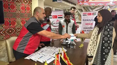 Sadakataşı Derneği, Mısır'daki 355 Gazzeli Aileye Ramazan Yardımı Ulaştırdı
