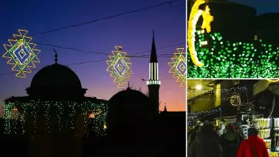 Saraybosna'nın Tarihi Başçarşı'sı Ramazan Işıklandırmalarıyla Büyülüyor