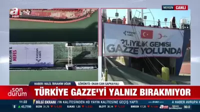 Türkiye'den Gazze'ye Dev İnsani Yardım: 21. İyilik Gemisi Yola Çıktı