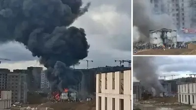 Tuzla'da İşçi Konteynerlerinde Yangın: İtfaiye Hızla Müdahale Etti