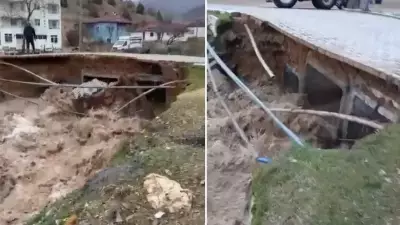 Yozgat Saraykent'te Sel Felaketi: Köprü Çöktü, Can Kaybı Yaşanmadı