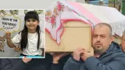 7 Yaşındaki Elanur'un Acı Dolu Cenazesi: Babası Küçük Tabutu Omuzladı