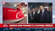 Cumhurbaşkanı Erdoğan, Somali'ye Uğurlanan Çağrı Bey Gemisi Personeli ile Görüştü