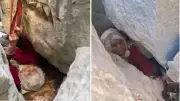Hasdümen'de Kaybolan Yaşlı Kadın Kayalıklardan Kurtarıldı