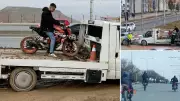 Malatya'da Motosikletli Tehlike: Akrobatik Hareketlerle Trafik Güvenliği İhlali
