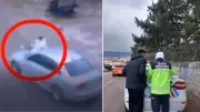 Nevşehir'de Şok Edici Trafik İhlali: Motor Kaputunda Yolcu Taşıyan Sürücüye Büyük Ceza
