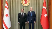 TBMM Başkanı Kurtulmuş, KKTC Meclis Başkanı Öztürkler ile Görüştü