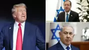 Trump'tan İsrail Cumhurbaşkanı Herzog'a Sert Eleştiri: Netanyahu'yu Affetmemekle Utanmalı